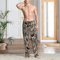 thumbnail image 4 of KLL Mens Pajama Pants for Men,Mens Lounge Pants,Funny Gifts for Men,Men's Pajama Bottoms Leopard And Zebra1 -XX-Large, 4 of 5