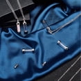 thumbnail image 4 of 1 Box DIY 5 Sets Vial Necklace Making Kit Glass Vial Pendant Screw Bottle Caps Small Wish Bottles Hourglass Memorial Keepsake Cremation Ashes Holder Memory Container, 4 of 6