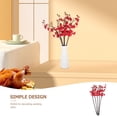 thumbnail image 3 of WHAMVOX 5Pcs 60cm Artificial Plum Blossom Fake Flowers Home Wedding Decoration (Rose Red), 3 of 8