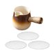 thumbnail image 2 of Tetera de cerámica de 500 ml, tetera de porcelana para hervir agua caliente con filtro de té para Estilo B, 2 of 9