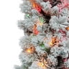 thumbnail image 5 of 6.5 ft Flocked Portland Pine Pencil Tree with 410 tips 300 Multi color Incandescent Lights, 5 of 6