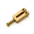 thumbnail image 3 of 6 Set Bridge Saddle for Solid Brass Electric Guitar Bridge Bridge Code String Pull String Code String Saddle (Gold), 3 of 7