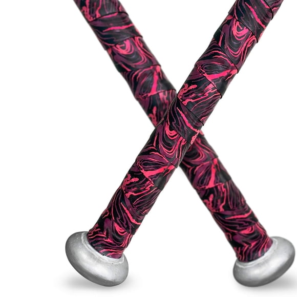 ALIEN PROS Bat Grip Tape for Baseball 0.5 MM (2 Pack, Fire) – Precut and Pro Quality Bat Tape – Wrap Your Bat for an Epic Home Run - Replacement for Old Baseball bat Grip