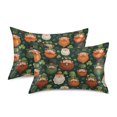 thumbnail image 2 of Beard Green Elf Pattern Pillowcase King Size 40''x20'' Satin Double-Sided Print Soft Wrinkle Resistant, 2 of 9