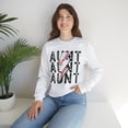 thumbnail image 7 of Baseball Aunt Sweatshirt, Gifts, Crewneck, 7 of 7