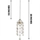 thumbnail image 5 of Crystal Suncatcher Pendant Wind Chimes, Exquisite Hanging Ornament, Home Decor, Crystal Chimes, Energy Healing, Feng Shui Decor, Metal Frame, 2-Tier Design, for Bedroom, 5 of 6