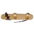 thumbnail image 1 of facefd Guitar Loaded Prewired Control Plate for Fender TL Electric Guitar Golden, 1 of 8