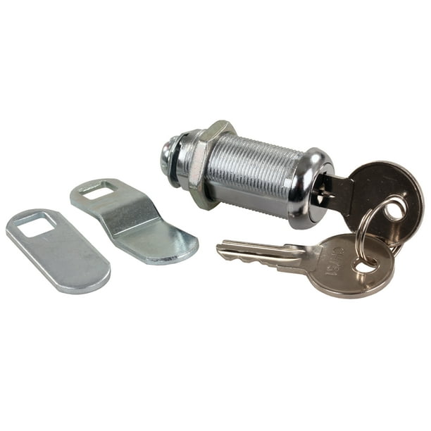 JR Products 00335 Standard Compartment Door Key Lock - 1-3/8