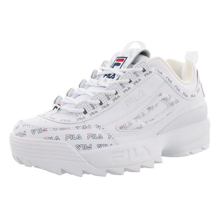 Fila Women's Disruptor Ii Multiflag White / Navy Red Ankle-High
