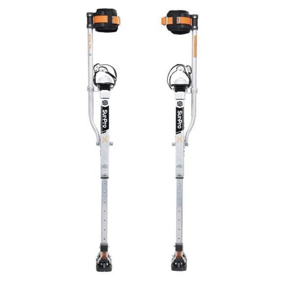 Surpro Premium Flex Foot Single Side Aluminum Stilts Size 21 To 31In