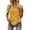 Yellow, variant on Women's Blouse Hollow Lace V-Neck Short Sleeve Pullover Elegant Cottagecore Casual Daily Top