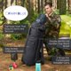 thumbnail image 5 of Bolsa de viaje Farm Blue Rugged de dos correas Military XL 85L negra, 5 of 8