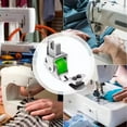 thumbnail image 2 of Versatile Adjustable Rolled Hemmer Presser Foot, Multi-function Invisible Zipper Guide Hem Foot, Sewing Machine Accessories Hemming Tool, Durable Steadilty Sewing Machine Edge Guide Bar(Green-1PC), 2 of 7