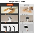 thumbnail image 6 of uwant Portable  Steam&Heating Carpet&Upholstery Cleaner Machine with 18Kpa Powerful Suction and Self- Cleaning Tools for Pets, Car and Furniture, 6 of 9