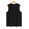thumbnail image 4 of LSLJS Débardeurs à Col Rond pour Femmes Mode Décontractée T-Shirt à Manches Courtes Imprimé Lettre Blouse, 4 of 5