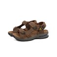 thumbnail image 5 of Lopsie Hiking Sandals Men Walking Fishermen Leather Sports Fisherman Anti-Slip Water Open Strap Slides Traveling Comfortable, 5 of 9