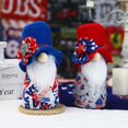 thumbnail image 3 of 4th of July Gnome Uncle Sam Tomte for American Independence Day Patriotic Gift Stars and Stripes Nisse Handmade Scandinavian Folklore Elf Dwarf Home Household Ornaments Kitchen Tiered Tray Decorations, 3 of 9