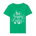 thumbnail image 4 of Patlollav Women Tees Under $10, Women's Round Neck Tops Printed T-Shirt Comfortable Short Sleeve Blouses for Easter, 4 of 6