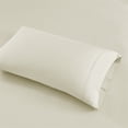 thumbnail image 4 of Beautyrest Ensemble de Draps en Coton et Polyester Contemporain Ivoire, 4 of 8