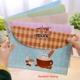 thumbnail image 2 of Maoww Floral Rabbit Patterns A4 PVC Waterproof File Envelope Storage Bags Organizer School Supplies, 2 of 7