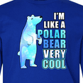 thumbnail image 4 of Inktastic Funny Polar Bear Long Sleeve Youth T-Shirt, 4 of 5
