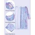 thumbnail image 6 of Pinspark Hospital Gowns for Women Post Shoulder Surgery Open Back Adaptive clothing lounge dress for Patients&Seniors Nightgown, 6 of 6