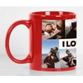 thumbnail image 4 of Printtoo PersonalizedPhotoCollage CoffeeMugI Love You Daddy Custom Picture Ceramic CupDishwasher & Microwave Safe- 11 Oz -Red, 4 of 6