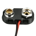 thumbnail image 4 of 4pcs DC 9V Battery Clip T type Buckle Connector Wire 10cm Long, 4 of 6