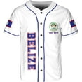 thumbnail image 2 of Personalized Belize Baseball Jersey Shirt, Belizean Flag Jersey, Belizean Pride Jersey for Men and Women (XL), 2 of 8