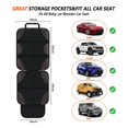 thumbnail image 6 of DFS 2 Pack Brown XL Large Size Car Seat Protector with Thickest Waterproof Fabric Pad for Child, Infant and Baby, Leather and Fabric Car Seat for Vehicles, SUV, Sedan, Truck, Minivan, 6 of 7