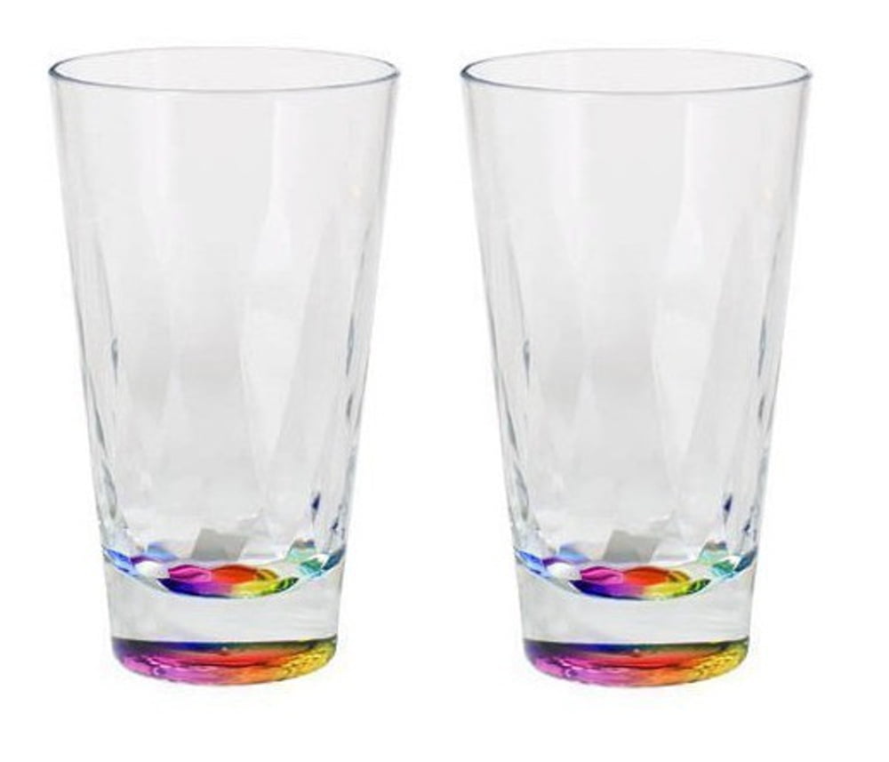 Merritt International Rainbow Prism 17 oz Tumbler, Set of 2