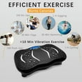 thumbnail image 3 of Vibration Plate Exercise Machine, Vibrating Lymphatic Drainage Shaking Full Body Shaker Workout Vibrate Stand , Shake Board Sport Gym for Weight Loss Fat Burner for Women Men, 3 of 7