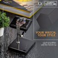 thumbnail image 2 of Soporte de reloj QWATCHBANDS hecho a mano en piel de Napa it, 2 of 3