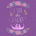 thumbnail image 2 of Girl's Tangled Rapunzel and Flynn I see the Light  Graphic Tee Purple Berry X Large, 2 of 4