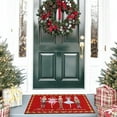 thumbnail image 6 of Red Nutcrackers Merry Christmas Doormat, Xmas Front Door Mat, Christmas Decorations for Home Seasonal Winter Low-Profile Entrance Rug for Indoor Outdoor 17" x 30" (Red), 6 of 6