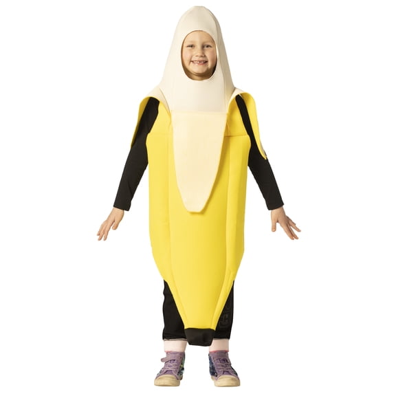 Imposta Costumes Banana Peeled Kids Halloween Costume, Yellow, Child Size 7-10, 30030-710