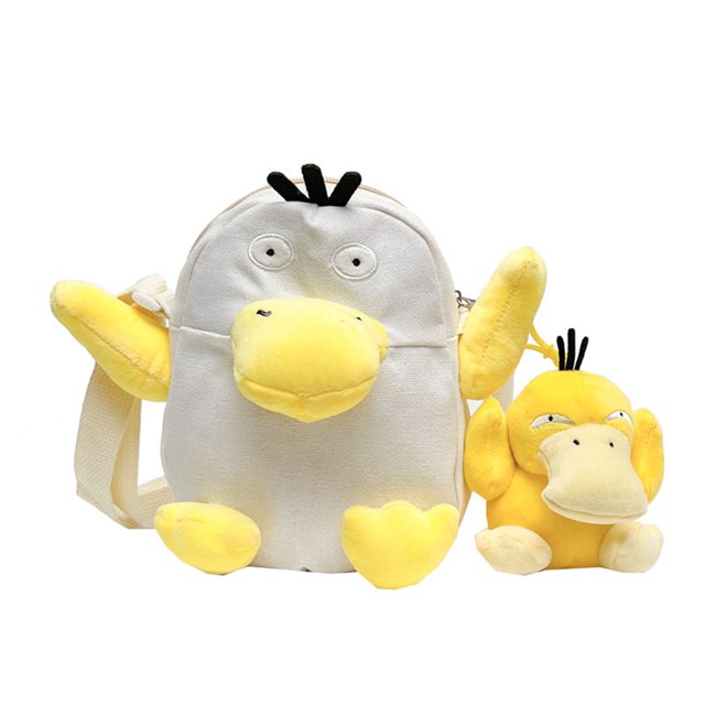 Bolsos Señora Monedero para Niñas Btafrte Lindo Pato Lona Suave Con Ir Compras