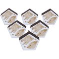 thumbnail image 1 of IBA Indianbeautifulart Boutons Gravés Rouges en Bois pour Armoire Tiroir Tiroir 10 Pcs, 1 of 3