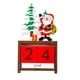 thumbnail image 1 of Kearding Calendario de Navidad Ciervo de dibujos animados Cuenta regresiva ajustable Resistente al desgaste Inastillable Calendarios ligeros Kits de decoración para fiestas Los ancianos, 1 of 6