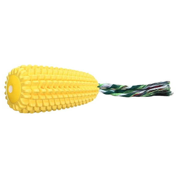 Barhoo Indestructible Corn Shape Dog Chew Toy Tough Interactive Puppy Teething Stick Durable Dental Care Toy for Aggressive Chewers Small Medium Large Breeds 1 Corn Chew Stick Dog Toy