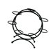 thumbnail image 1 of Soporte de Bola de Cristal Hugo Base de Metal Negro, 1 of 10