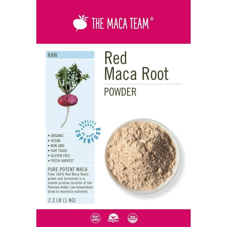 Organic red maca powder best sale