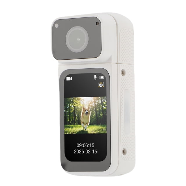 Cámara De Cuerpo Magnético De 2.7k Con Lente Rotativa, Videocámara POV Portátil De 32 GB, 170 Gran Angular, Grabadora De Video De Mano Para El Trabajo, Viaje, Caminata Por