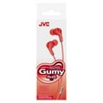 thumbnail image 2 of JVC Gumy in Ear Earbud Headphones with Paper Package, Powerful Sound, Comfortable and Secure Fit, Silicone Ear Pieces S/M/L - HAFX7RN (Red), 2 of 6