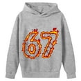 thumbnail image 4 of 67 Hoodie for Boys Girls 6 7 Creams Graphic Preppy Sweatshirts Loose Printed Outfits Christmas Funny Six Seven Clothes for Girls Fall Winter, 4 of 4