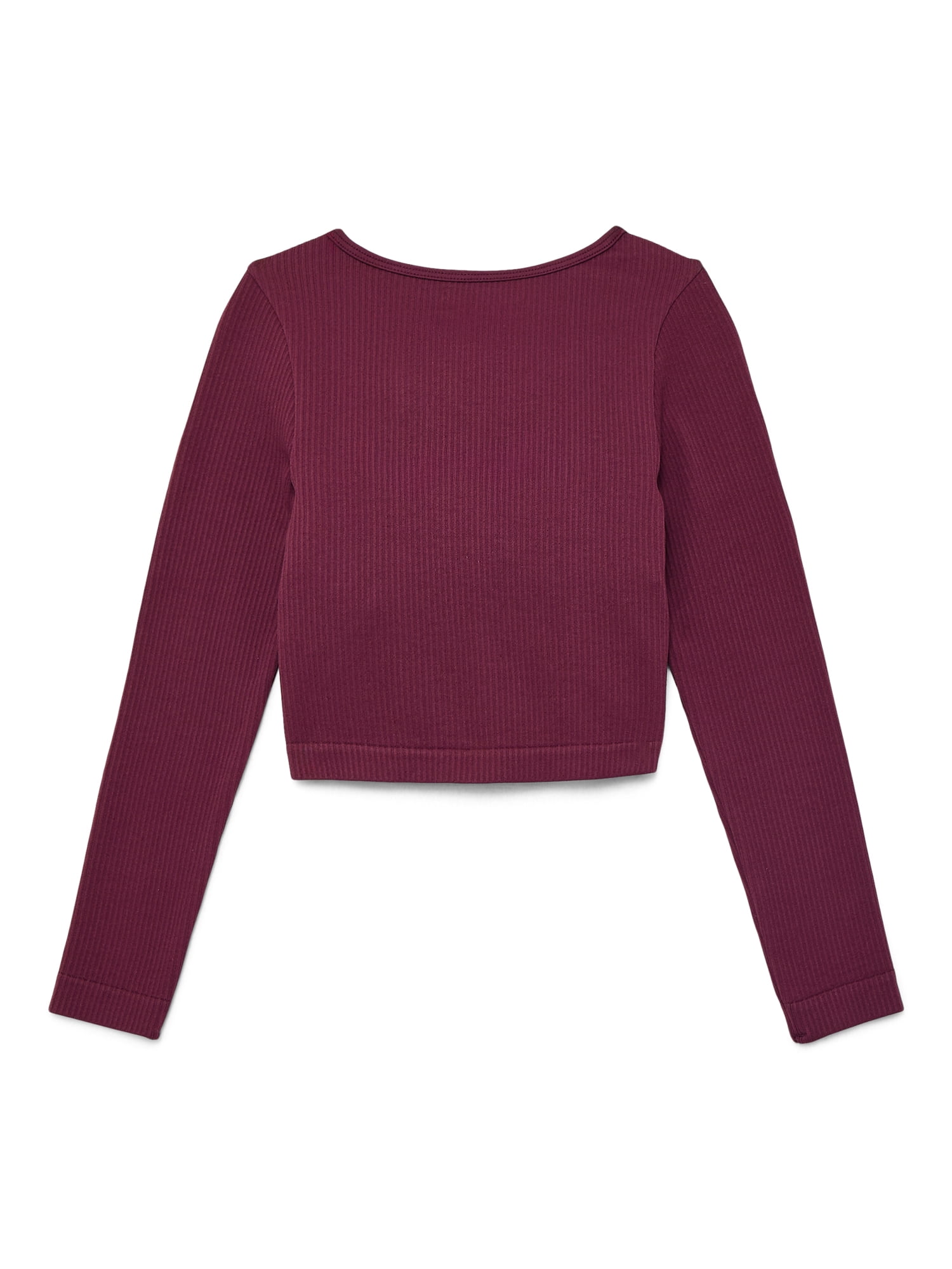 Weekend Academy Girls Seamless Top with Long Sleeves, Sizes 4-18