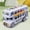 Grey, variant on Beige Transparent Gear Sound And Light Double-Decker Bus Toy For Kids With 3 Modes Beige