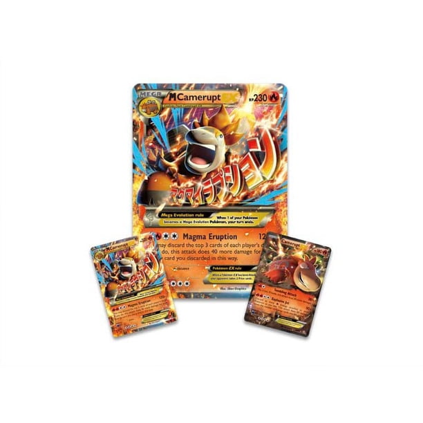 pokemon card mega camerupt Amazon.com: Pokemon - Mega Camerupt ex - 022/132 - ME01: Mega Evolution  (MEG) - Double Rare main image 1