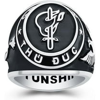 Custom Class Rings Fully Personalized Class Rings for Women Gold Plated Class Rings 925 Sterling Silver Rings Women's Class Rings Class Rings for Women High School Size 5-15 College Rings for Women