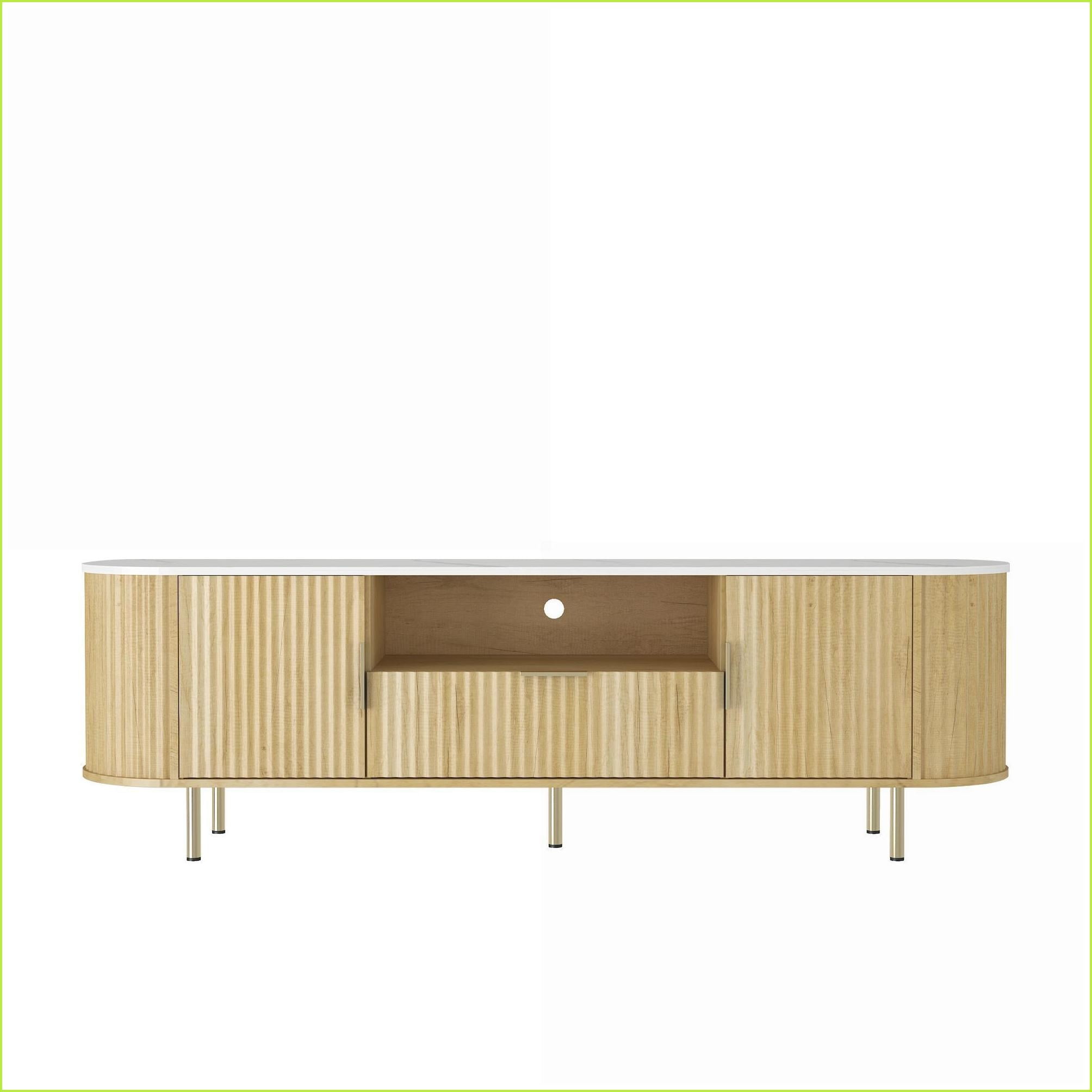 TV Furniture LED Entertainment Center with Storage | Fits 60-69 Inch TVs | MDF